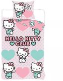 Hello Kitty Club Dekbedovertrek 100x135 cm, 40x60 cm - Katoen