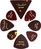 Fender 980200300 Schildpad Schelp Plectrums Set Van Acht In Alle Vormen Medium