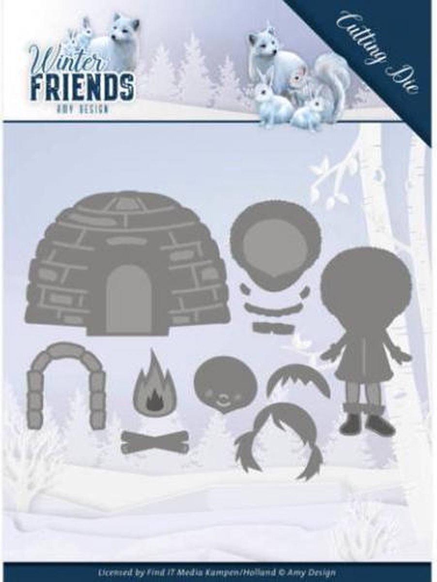 Amy Design Dies - Amy Design - Winter Friends - Eskimo
