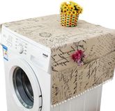 Sans marque Housse de réfrigérateur imperméable - Housse de machine à laver anti-poussière avec poches de rangement