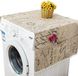 Sans marque Housse de réfrigérateur imperméable - Housse de machine à laver anti-poussière avec poches de rangement