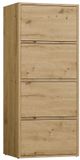 TOP E SHOP MALWA ALMA Dressoir - 4 deuren - TIP-ON greeploos - Eiken Artisan