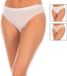 Dim Ecodim Pockets Katoen Dames Slip - 3-Pack - Zwart/Wit/New Skin - Maat M