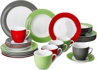 MamboCat 30-delig VARIANT TRIO combinatieservies voor 6 personen van porselein