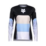Fox Racing W Ranger LS Jersey Grid, Jersey's, BLK, S