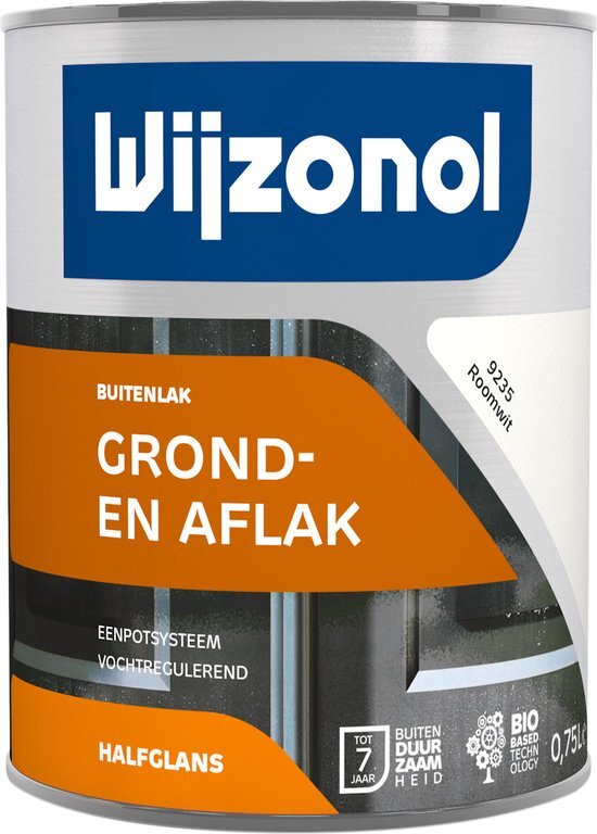 Wijzonol Dekkend Halfglans - 0,75l - RAL 9121 - Antraciet