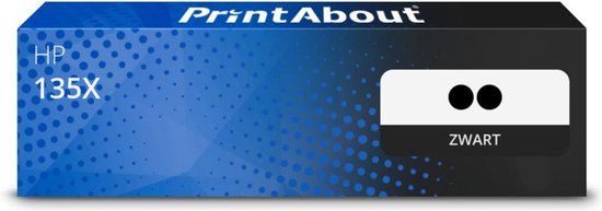 PrintAbout Toner 135X (W1350+1350X) Zwart Multipack Hoge capaciteit geschikt voor HP