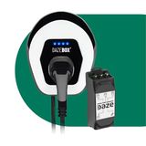 Daze | [KIT] Dazebox C laadstation Wallbox Mode 3 voor EV en PHEV | Geïntegreerde kabel type 2 | App-Daze connectiviteit | (enkelfasig/tot 7,4 kW / 32A) + [Power Management met Solar and Night