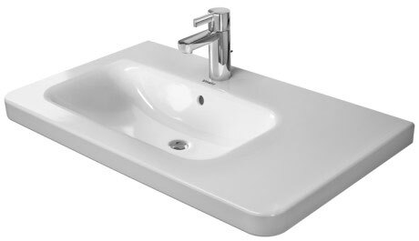 Duravit DuraStyle Washbasin, furniture washbasin asymmetric