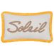 furn. Soleil Geborduurd Kussenhoes - Geel - 30x50cm