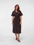 Vero Moda VMESTRID Lange jurk bruin
