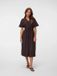 Vero Moda VMESTRID Lange jurk bruin