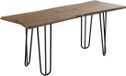 Vicco Yan Salontafel – 100 x 35.5 cm Ambachtelijk Eiken MDF Rechthoek Modern