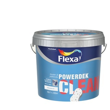 FLEXA Powerdek Clean reinigbare muurverf wit 10 liter