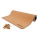 Schildkröt Yogamat van kurk, 4 mm, natuurkurk en natuurlijk rubber, antislip, hygiënisch en antistatisch, inclusief yogariem