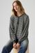 Levi's Dry Goods Relaxed Henley à manches longues - Femme - L - Gris / Jane Stripe Charcoal Heather