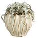 Mica Decorations Planten / bloempot Thom - creme kleur - keramiek - 17 x 22 cm