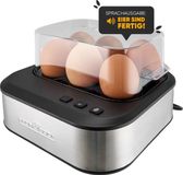 ProfiCook EK 1276 Eierkoker - 6 Eieren - RVS - Spraaksignaal