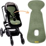 AeroMoov Air Layer – Inlegkussen Buggy – Ademend & Warmteregulerend - Universeel - Green Moss
