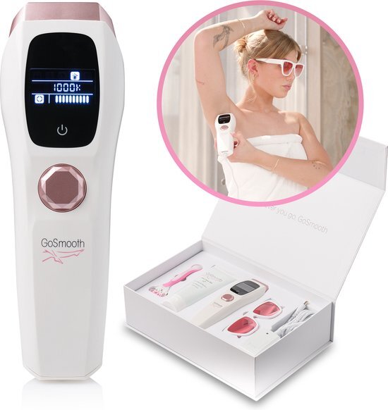 GoSmooth IPL Laser Ontharingsapparaat Pro - IPL Laser Ontharing - Wit