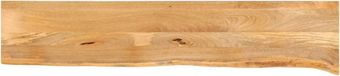 vidaXL Tafelblad met natuurlijke rand 140x40x3,8 cm massief mangohout