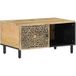 Table basse en bois de manguier massif 80x50x40 cm