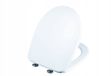 Bisk Vista Blanc - Abattant de WC avec fermeture douce et propriétés antibactériennes