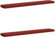 vidaXL Banc de coussins VUGHT 100% Polyester Rouge