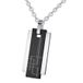 Mendes Luxe Geometric Tag kettinghanger voor heren