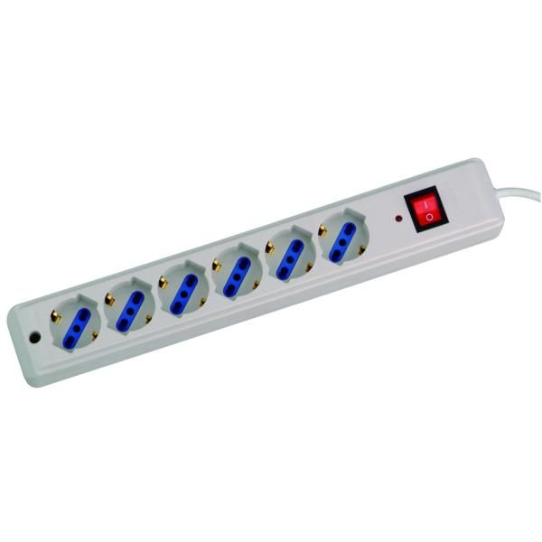 Nilox LF38.1030446W Stekkerdoos - Wit - 1,5 m