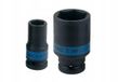 King Tony 1/2" Slagdoppen 19mm x 52mm, Dunwandig, 6-kant