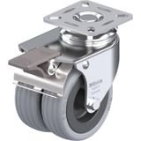 Blickle LDA-VPA 75G-FI Dubbel zwenkwiel Wieldiameter: 75 mm Draagvermogen (max.): 100 kg 1 stuk(s)
