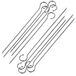 PARENCE - Roestvrijstalen spiesen - 31cm, set van 10 voor keuken en grill, BBQ, open haard, receptie, tuin