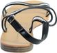 The Divine Factory JP Chaussures Platte sandalen Zwart Dames Maat 38