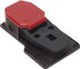 Pizzato Elettrica PA 20101-M2 Voetschakelaar 250 V/AC 6 A 1 pedaal 1x NO, 1x NC IP65 Rood Kunststof