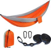 Parachute stof draagbare hangmat - enkele, dubbele, reishangmat - 270 x 140 cm