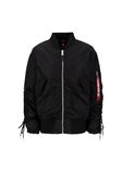 ALPHA INDUSTRIES Tussenjas 'CWU MA-1' rood / zwart / wit