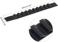 Bol Hangers Antislip - 50 pièces - Noir - Silicone