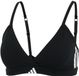 adidas Sportswear TRIANGLE WRAP BRALETTE - Sport Active Essentials Cotton 3 Stripes - Dames Beha - Zwart