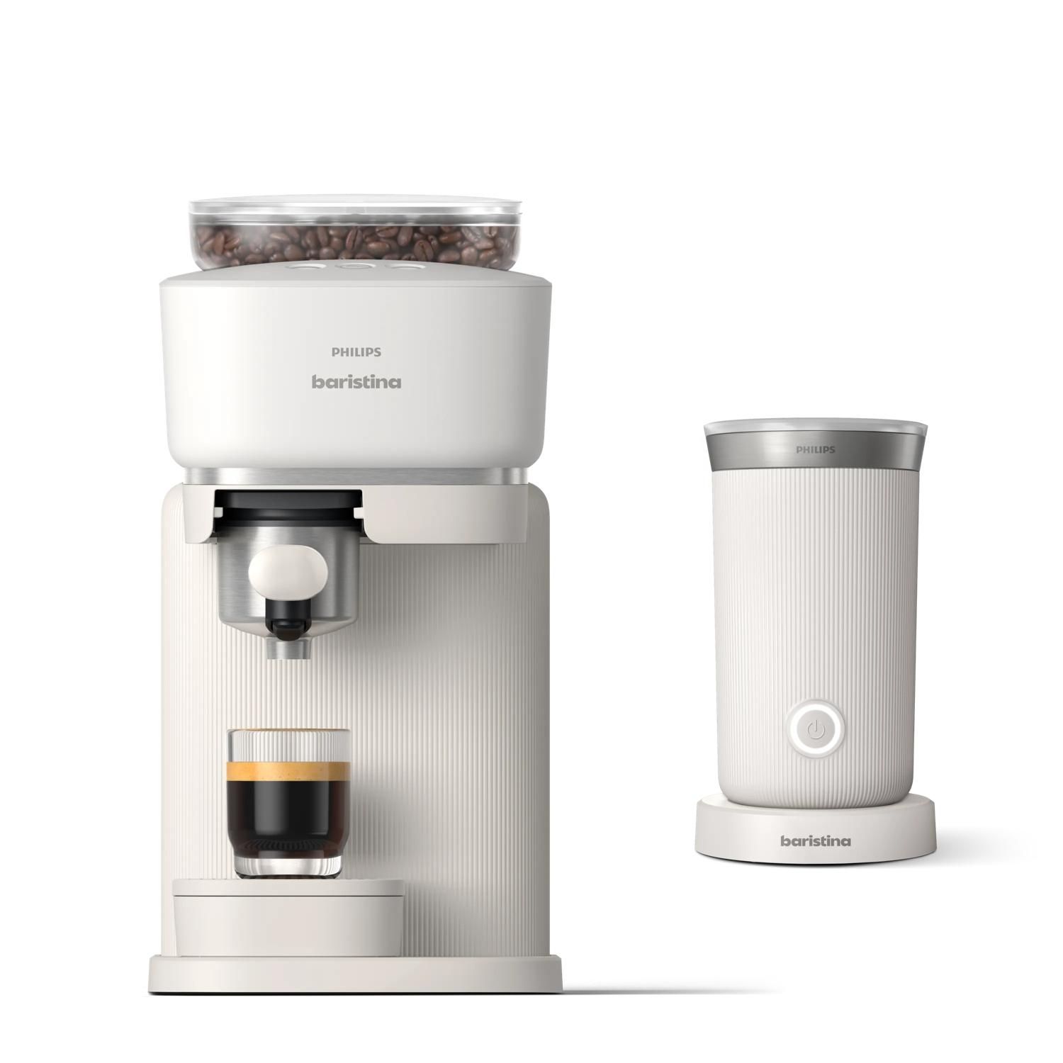Philips Baristina BAR303/00 Espressomachine - Half automatisch - Koffiebonen - Wit