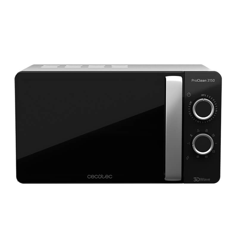 Cecotec ProClean 3150 - Grill Microwave - 20L - 700W - Black