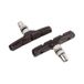 SHIMANO M70T4 Mountain Bike 1 paar lichtmetalen velgen rembekken zwart/zilver 70 mm