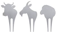 Swissmar CP120 Cow, Goat & Sheep 3-delige Kaas Marker Set