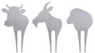 Swissmar CP120 Cow, Goat & Sheep 3-delige Kaas Marker Set