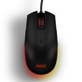 AOC GM500 muis Gamen Ambidextrous USB Type-A Optisch 5000 DPI