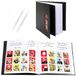 Fotocabine Frames - Zwarte Cover Fotocabine Geheugenalbum DIY Picture Scrapbook met 6x6 Inch Fotostrip Inserts - 40 Witte Pagina's
