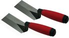 Benson Metseltroffel - 2x - gehard staal - soft grip - 12 x 5 cm