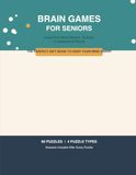 Large Print & Easy To Read Brain Games for Seniors, Word Search, Sudoku, Crosswords & Mazes: A Gift Book for Mom, Dad, or Grandparents.