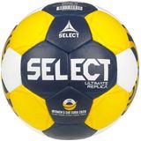 Select BDE Sports Handbal Euro Bal EHF Replica 2026 Geel/Blauw Maat 2