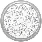 X Jewellery MAXTE Chirurgisch Stalen Oorknopjes met Kristallen 6 mm – Hypoallergene Zilverkleurige Oorstekers